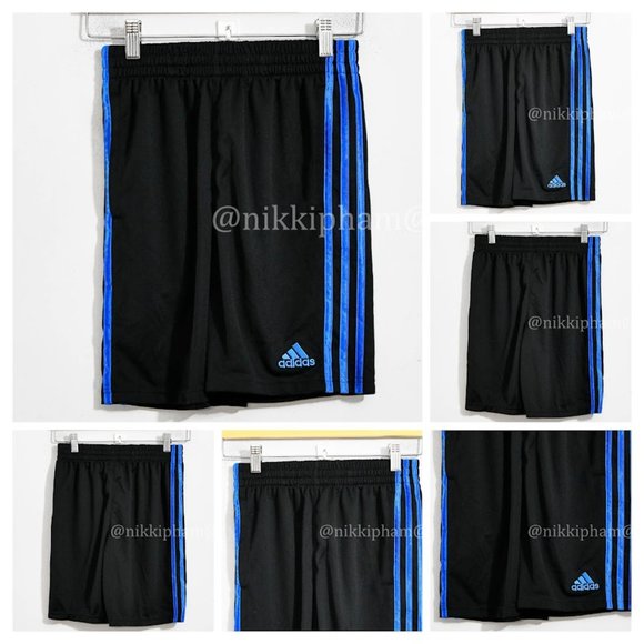 adidas Other - Brand new adidas Youth  active shorts in black ( no tag)/ blue